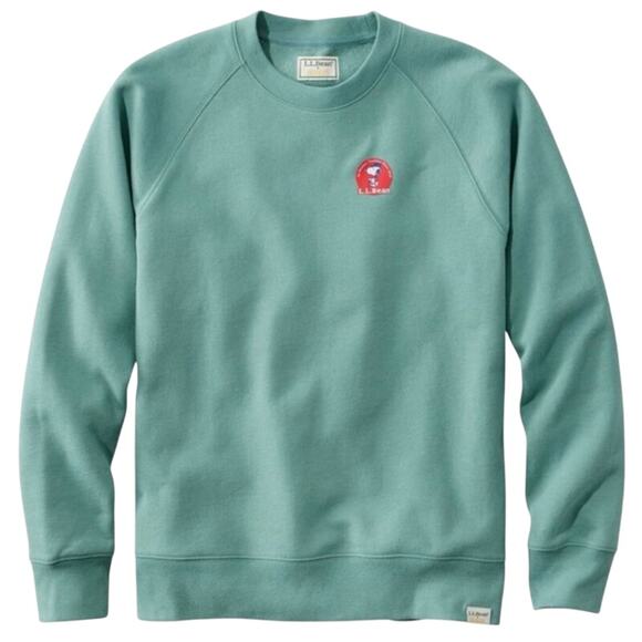 L.L. Bean x Peanuts Snooy Crewneck Sweatshirt - Picture 1 of 8